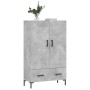 Hohes Sideboard aus betongrauem Holzwerkstoff, 69,5 x 31 x 115 cm von vidaXL, Sideboards - Ref: Foro24-828240, Preis: 93,15 €...