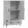 Hohes Sideboard aus betongrauem Holzwerkstoff, 69,5 x 31 x 115 cm von vidaXL, Sideboards - Ref: Foro24-828240, Preis: 93,15 €...
