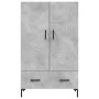 Concrete gray engineered wood tall sideboard 69.5x31x115 cm by vidaXL, Sideboards - Ref: Foro24-828240, Price: 92,06 €, Disco...