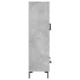 Concrete gray engineered wood tall sideboard 69.5x31x115 cm by vidaXL, Sideboards - Ref: Foro24-828240, Price: 92,06 €, Disco...