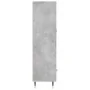 Aparador alto madera de ingeniería gris hormigón 69,5x31x115 cm de vidaXL, Aparadores - Ref: Foro24-828216, Precio: 86,04 €, ...
