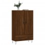 Hohes Sideboard aus Holzwerkstoff, braune Eiche, 69,5 x 31 x 115 cm von vidaXL, Sideboards - Ref: Foro24-828235, Preis: 71,64...