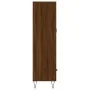 Tall sideboard engineered wood brown oak 69.5x31x115 cm by vidaXL, Sideboards - Ref: Foro24-828235, Price: 70,98 €, Discount: %