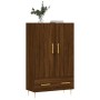Hohes Sideboard aus Holzwerkstoff, braune Eiche, 69,5 x 31 x 115 cm von vidaXL, Sideboards - Ref: Foro24-828227, Preis: 90,06...