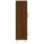 Tall sideboard engineered wood brown oak 69.5x31x115 cm by vidaXL, Sideboards - Ref: Foro24-828227, Price: 89,26 €, Discount: %