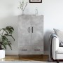 Hohes Sideboard Holzwerkstoff betongrau 69,5x31x115 cm von vidaXL, Sideboards - Ref: Foro24-828232, Preis: 69,77 €, Rabatt: %