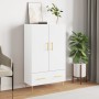 Weißes hohes Sideboard aus Holzwerkstoff, 69,5 x 31 x 115 cm von vidaXL, Sideboards - Ref: Foro24-828220, Preis: 90,47 €, Rab...