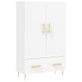 Weißes hohes Sideboard aus Holzwerkstoff, 69,5 x 31 x 115 cm von vidaXL, Sideboards - Ref: Foro24-828220, Preis: 90,47 €, Rab...