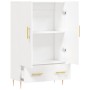 Weißes hohes Sideboard aus Holzwerkstoff, 69,5 x 31 x 115 cm von vidaXL, Sideboards - Ref: Foro24-828220, Preis: 90,47 €, Rab...
