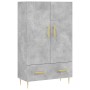 Hohes Sideboard Holzwerkstoff betongrau 69,5x31x115 cm von vidaXL, Sideboards - Ref: Foro24-828224, Preis: 86,04 €, Rabatt: %