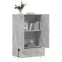 Hohes Sideboard Holzwerkstoff betongrau 69,5x31x115 cm von vidaXL, Sideboards - Ref: Foro24-828224, Preis: 86,04 €, Rabatt: %