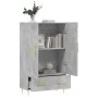 Hohes Sideboard Holzwerkstoff betongrau 69,5x31x115 cm von vidaXL, Sideboards - Ref: Foro24-828224, Preis: 85,00 €, Rabatt: %