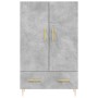 Hohes Sideboard Holzwerkstoff betongrau 69,5x31x115 cm von vidaXL, Sideboards - Ref: Foro24-828224, Preis: 86,04 €, Rabatt: %