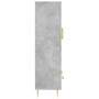 Hohes Sideboard Holzwerkstoff betongrau 69,5x31x115 cm von vidaXL, Sideboards - Ref: Foro24-828224, Preis: 86,04 €, Rabatt: %