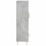 Tall engineered wood sideboard in gray concrete 69.5x31x115 cm by vidaXL, Sideboards - Ref: Foro24-828224, Price: 85,01 €, Di...