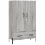 Aparador alto madera de ingeniería gris Sonoma 69,5x31x115 cm de vidaXL, Aparadores - Ref: Foro24-828250, Precio: 82,04 €, De...