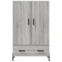 Aparador alto madera de ingeniería gris Sonoma 69,5x31x115 cm de vidaXL, Aparadores - Ref: Foro24-828250, Precio: 81,12 €, De...