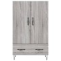 Sonoma gray engineered wood tall sideboard 69.5x31x115 cm by vidaXL, Sideboards - Ref: Foro24-828234, Price: 71,85 €, Discoun...