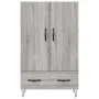Sonoma gray engineered wood tall sideboard 69.5x31x115 cm by vidaXL, Sideboards - Ref: Foro24-828234, Price: 71,92 €, Discoun...