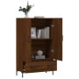 Tall sideboard engineered wood brown oak 69.5x31x115 cm by vidaXL, Sideboards - Ref: Foro24-828243, Price: 93,67 €, Discount: %