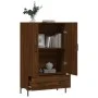 Tall sideboard engineered wood brown oak 69.5x31x115 cm by vidaXL, Sideboards - Ref: Foro24-828243, Price: 92,65 €, Discount: %
