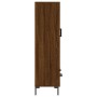 Tall sideboard engineered wood brown oak 69.5x31x115 cm by vidaXL, Sideboards - Ref: Foro24-828243, Price: 93,67 €, Discount: %