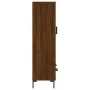 Tall sideboard engineered wood brown oak 69.5x31x115 cm by vidaXL, Sideboards - Ref: Foro24-828243, Price: 92,65 €, Discount: %