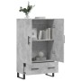 Tall engineered wood sideboard in gray concrete 69.5x31x115 cm by vidaXL, Sideboards - Ref: Foro24-828264, Price: 93,07 €, Di...