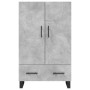Tall engineered wood sideboard in gray concrete 69.5x31x115 cm by vidaXL, Sideboards - Ref: Foro24-828264, Price: 93,07 €, Di...