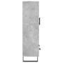 Tall engineered wood sideboard in gray concrete 69.5x31x115 cm by vidaXL, Sideboards - Ref: Foro24-828264, Price: 93,07 €, Di...