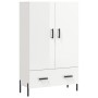 Hochglänzendes Sideboard aus weißem Holzwerkstoff, 69,5 x 31 x 115 cm von vidaXL, Sideboards - Ref: Foro24-828246, Preis: 106...