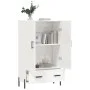 Hochglänzendes Sideboard aus weißem Holzwerkstoff, 69,5 x 31 x 115 cm von vidaXL, Sideboards - Ref: Foro24-828246, Preis: 105...