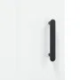 Aparador alto madera de ingeniería blanco brillo 69,5x31x115 cm de vidaXL, Aparadores - Ref: Foro24-828246, Precio: 105,06 €,...