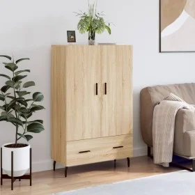 Tall Sonoma oak engineered wood sideboard 69.5x31x115 cm by vidaXL, Sideboards - Ref: Foro24-828255, Price: 92,64 €, Discount: %