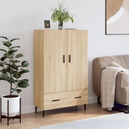 Tall Sonoma oak engineered wood sideboard 69.5x31x115 cm by vidaXL, Sideboards - Ref: Foro24-828255, Price: 92,64 €, Discount: %