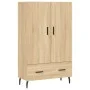 Tall Sonoma oak engineered wood sideboard 69.5x31x115 cm by vidaXL, Sideboards - Ref: Foro24-828255, Price: 92,64 €, Discount: %