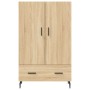 Aparador alto madera de ingeniería roble Sonoma 69,5x31x115 cm de vidaXL, Aparadores - Ref: Foro24-828255, Precio: 93,81 €, D...