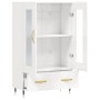 Hochglänzendes Sideboard aus weißem Holzwerkstoff, 69,5 x 31 x 115 cm von vidaXL, Sideboards - Ref: Foro24-828278, Preis: 99,...