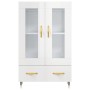 High glossy white engineered wood sideboard 69.5x31x115 cm by vidaXL, Sideboards - Ref: Foro24-828278, Price: 99,80 €, Discou...