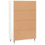 Hochglänzendes Sideboard aus weißem Holzwerkstoff, 69,5 x 31 x 115 cm von vidaXL, Sideboards - Ref: Foro24-828278, Preis: 99,...