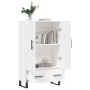 Weißes hohes Sideboard aus Holzwerkstoff, 69,5 x 31 x 115 cm von vidaXL, Sideboards - Ref: Foro24-828260, Preis: 102,29 €, Ra...
