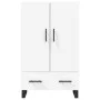 Aparador alto madera de ingeniería blanco 69,5x31x115 cm de vidaXL, Aparadores - Ref: Foro24-828260, Precio: 100,95 €, Descue...