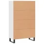 Aparador alto madera de ingeniería blanco 69,5x31x115 cm de vidaXL, Aparadores - Ref: Foro24-828260, Precio: 100,95 €, Descue...