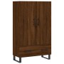 Aparador alto madera de ingeniería roble marrón 69,5x31x115 cm de vidaXL, Aparadores - Ref: Foro24-828267, Precio: 94,66 €, D...