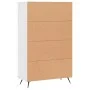 High white engineered wood sideboard 69.5x31x115 cm by vidaXL, Sideboards - Ref: Foro24-828268, Price: 85,76 €, Discount: %