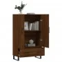 Tall sideboard engineered wood brown oak 69.5x31x115 cm by vidaXL, Sideboards - Ref: Foro24-828267, Price: 93,51 €, Discount: %
