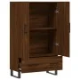 Tall sideboard engineered wood brown oak 69.5x31x115 cm by vidaXL, Sideboards - Ref: Foro24-828267, Price: 93,51 €, Discount: %