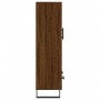 Tall sideboard engineered wood brown oak 69.5x31x115 cm by vidaXL, Sideboards - Ref: Foro24-828267, Price: 94,66 €, Discount: %