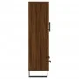 Tall sideboard engineered wood brown oak 69.5x31x115 cm by vidaXL, Sideboards - Ref: Foro24-828267, Price: 93,51 €, Discount: %