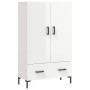Hochglänzendes Sideboard aus weißem Holzwerkstoff, 69,5 x 31 x 115 cm von vidaXL, Sideboards - Ref: Foro24-828238, Preis: 99,...